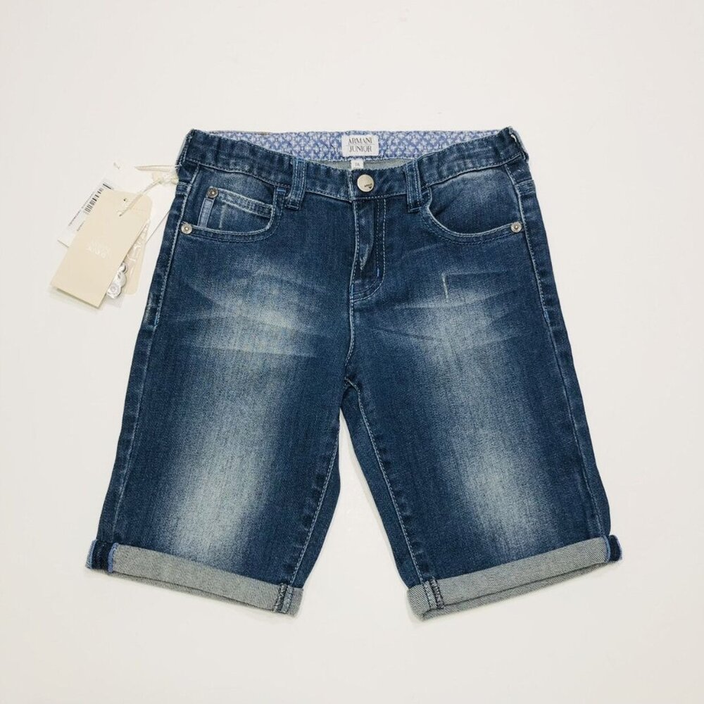 NWT • ARMANI JUNIOR Denim Shorts {7}